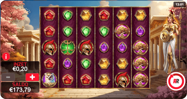 red rake tragaperras legacy of athena