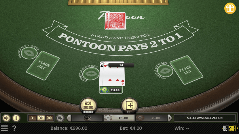 que es pontoon blackjack