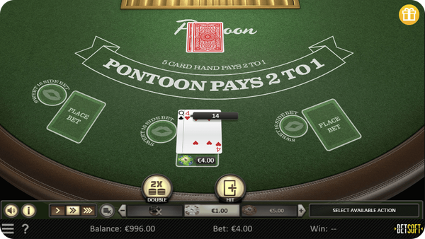 que es pontoon blackjack