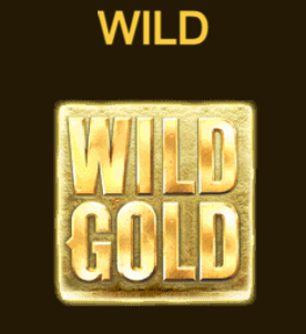 símbolo wild gold rush cash collect