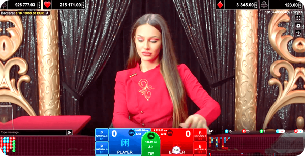 croupiers de casino en vivo