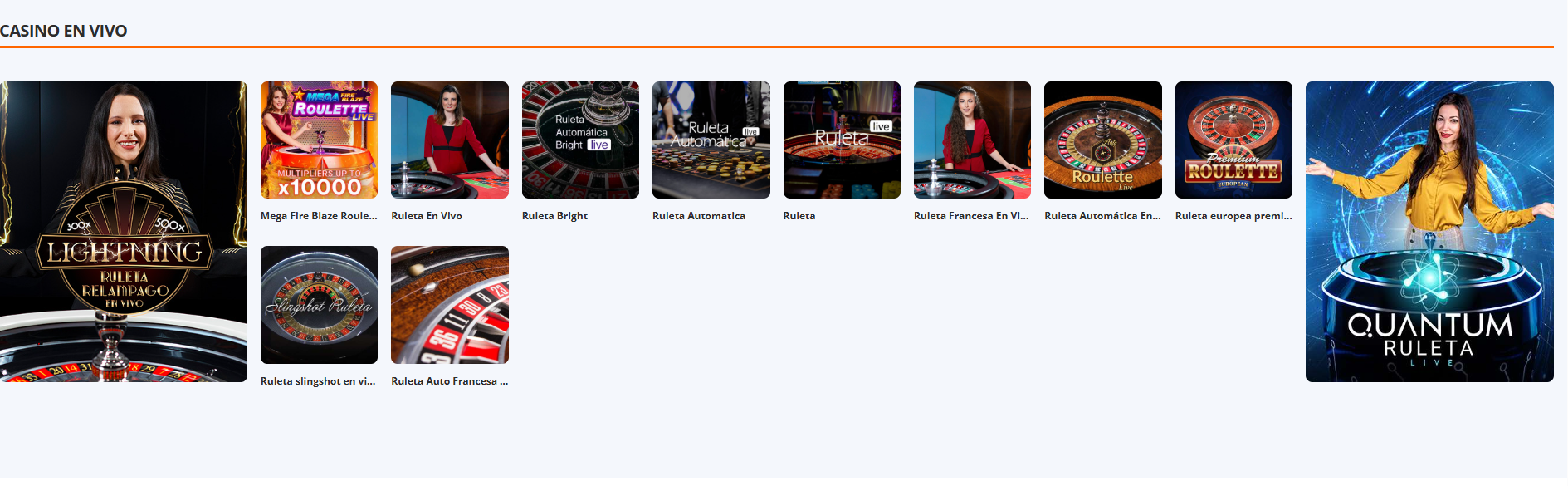 Ruleta en vivo en Betsson Casino