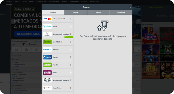 Codere Casino – Proceso de registro, fase 4