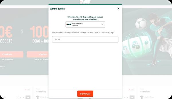 Paf Casino – Registro en el casino online, fase 5