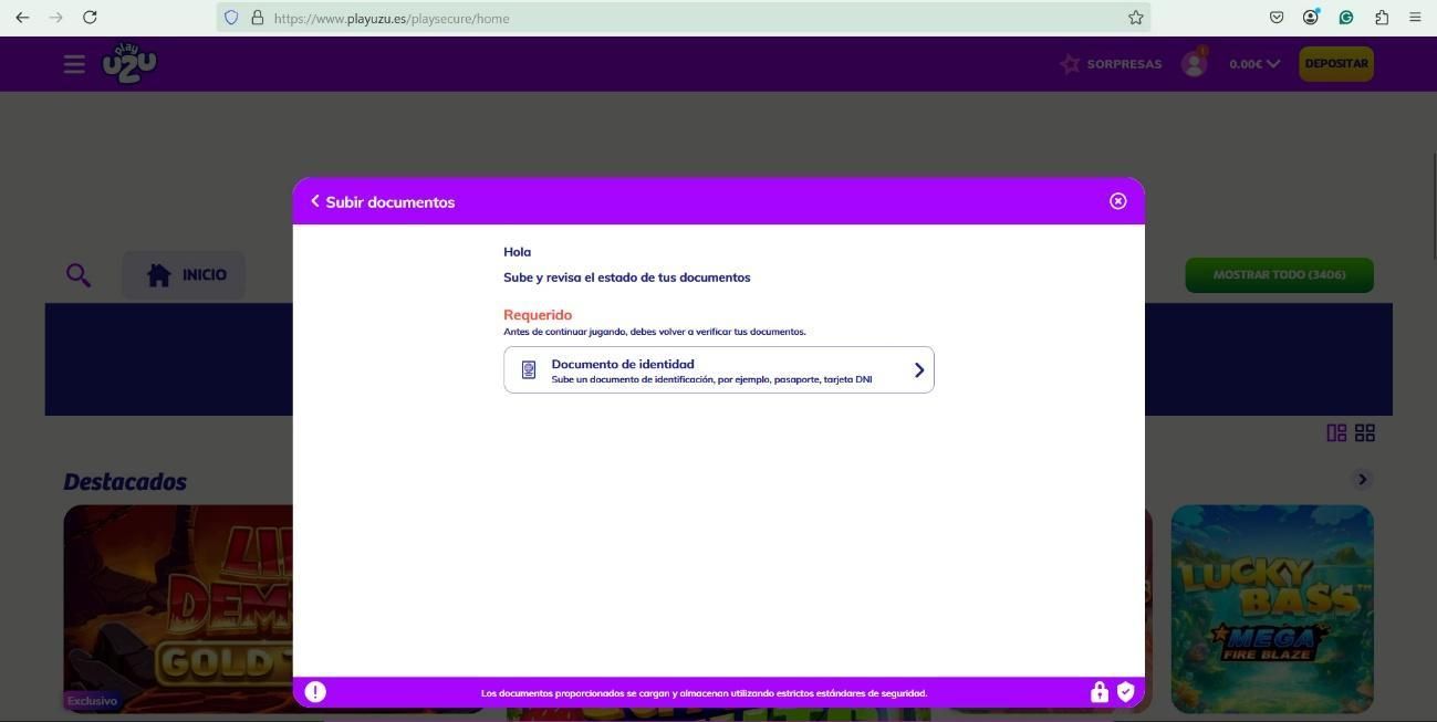 documentos registro play uzu