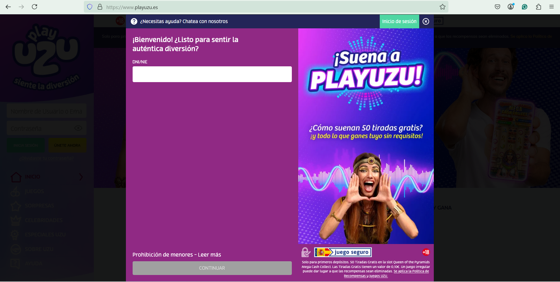 paso 2 registro play uzu
