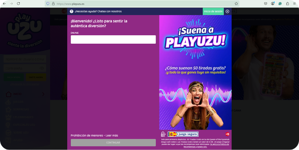paso 2 registro play uzu