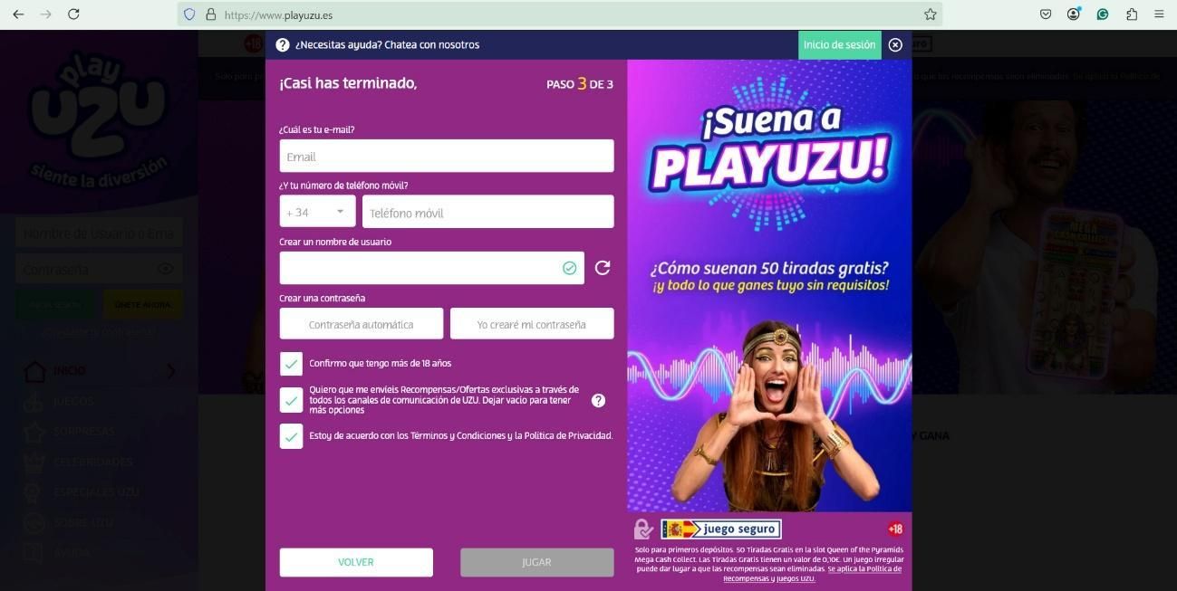 paso 5 registro play uzu