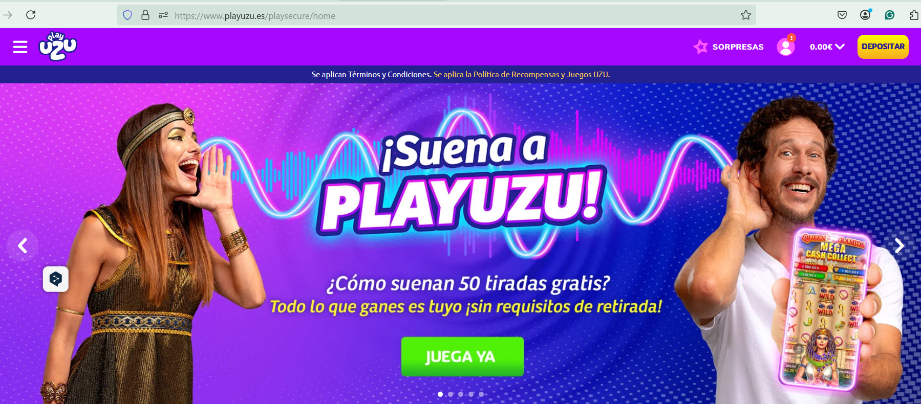 welcome bonus play uzu