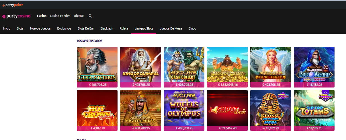 ruleta party casino