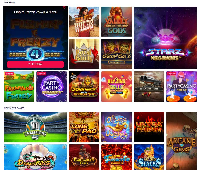 tragaperras online party casino