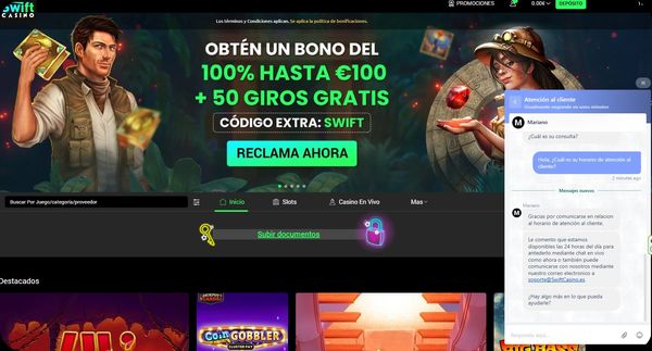 atencion al cliente swift casino