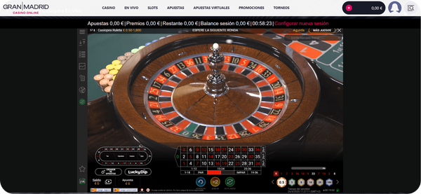 ruleta gran madrid