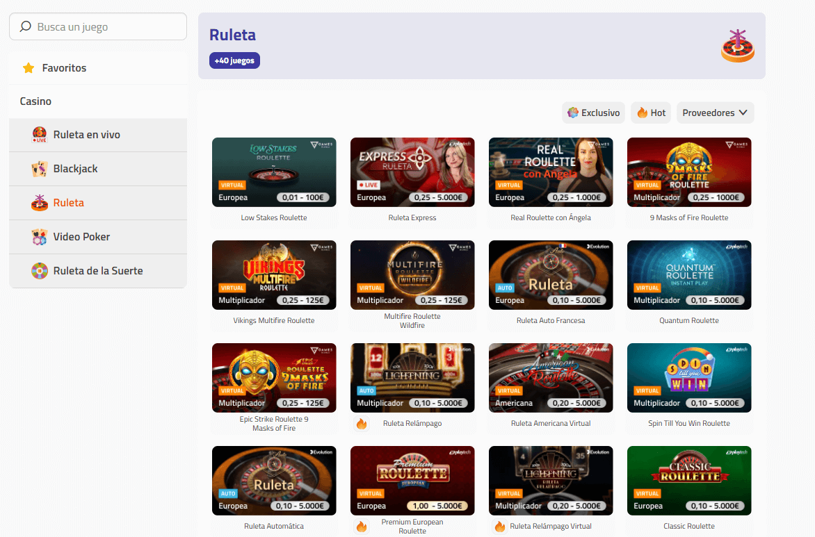 Ruleta Luckia Casino
