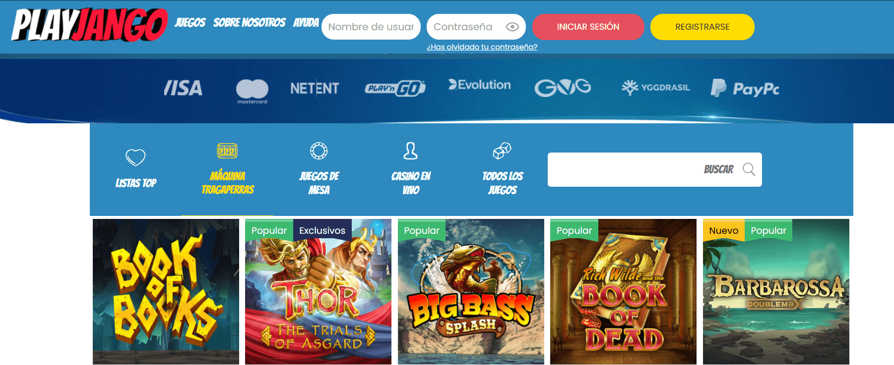 tragaperras online playjango