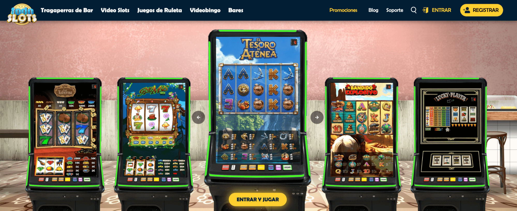 diseño estructura todoslots casino