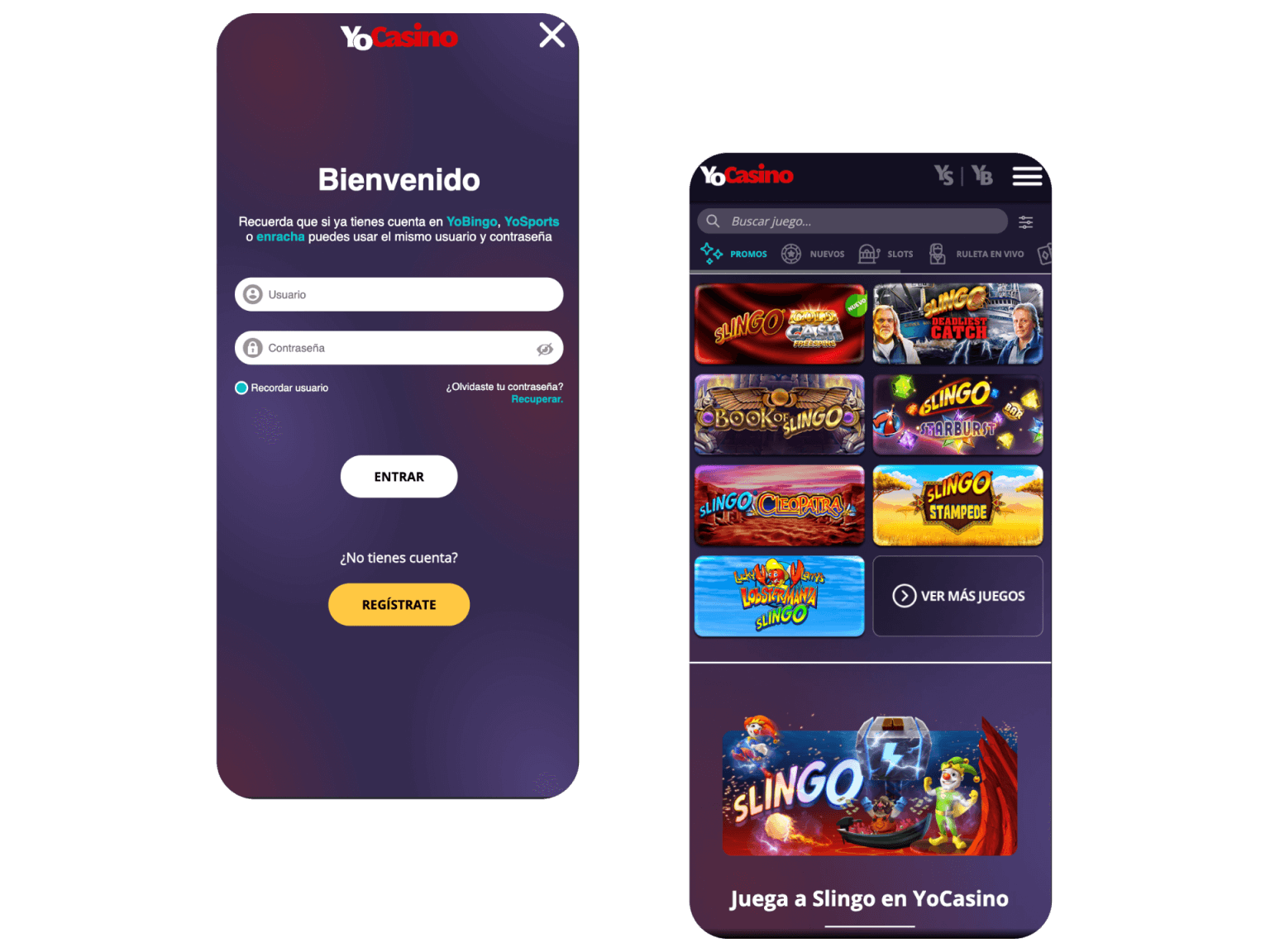 app movil yocasino