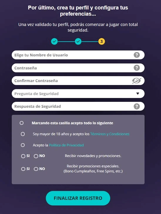 paso 3 yocasino registro