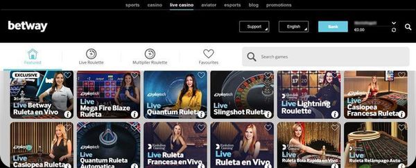 casino en vivo betway