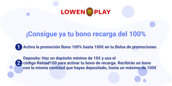 promociones de recarga de Lowen Play
