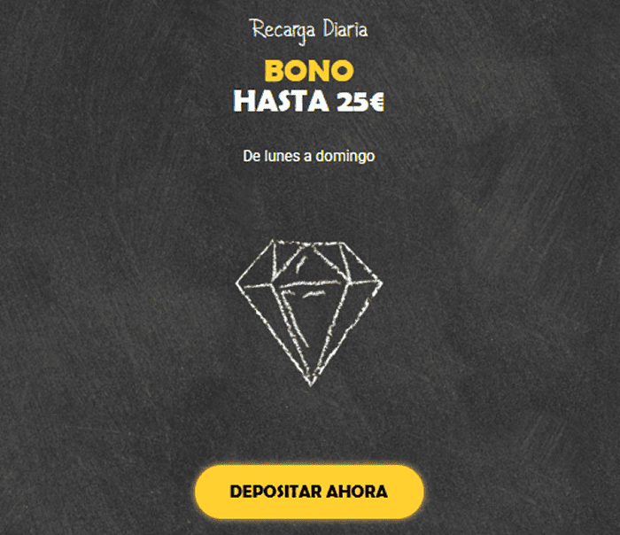 recarga diaria de todoslots