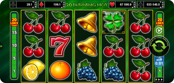 Juegos de Casino Gratis Tragaperras 20 Burning Hot