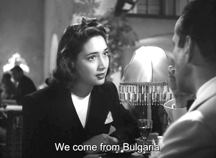 película clásica casablanca ruleta bulgaria