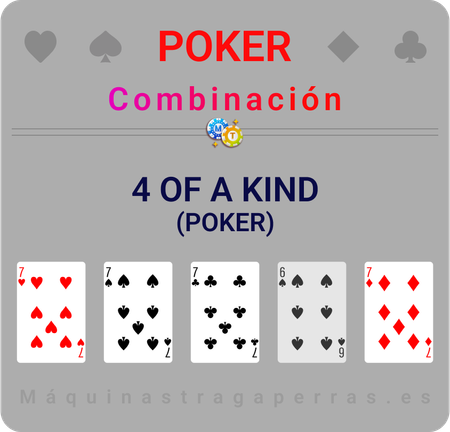 poker online combinación cuatro de una clase