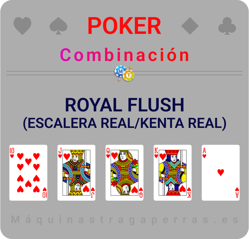 poker combinacion escalera real