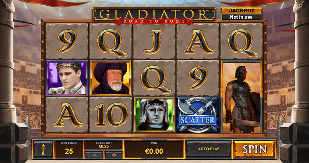 Juegos de Casino Jackpots Gladiator Road to Rome