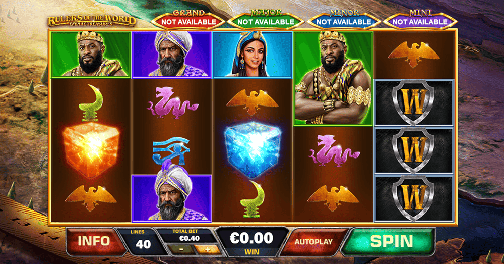 Rulers of the World: Empire Treasures Jackpot