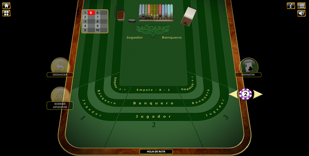 Baccarat Juegos de Casino Online