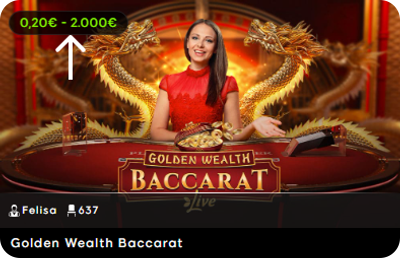 cómo encontrar los límites al jugar al baccarat