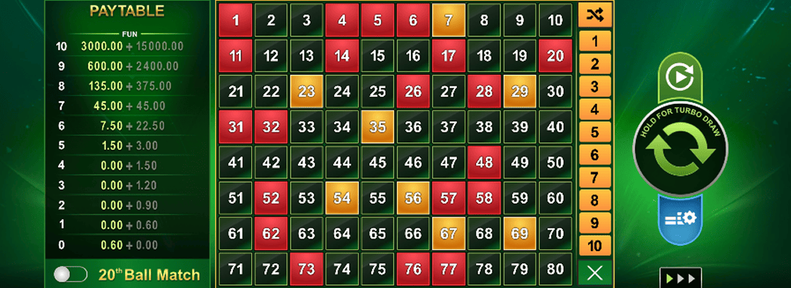Juegos de Casino Keno 3