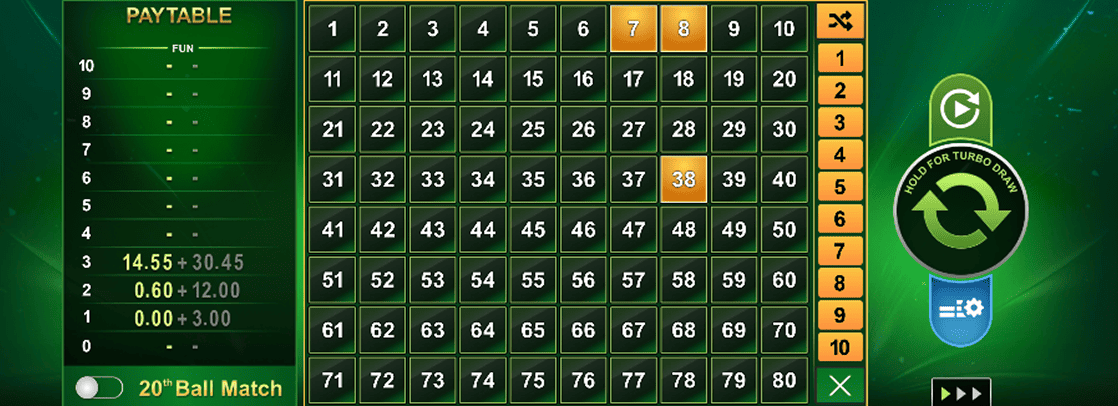 Juegos de Casino Keno 4