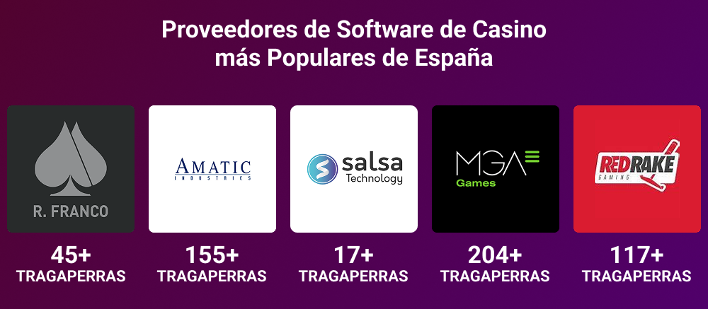 proveedores de software de casino mas populares de espana