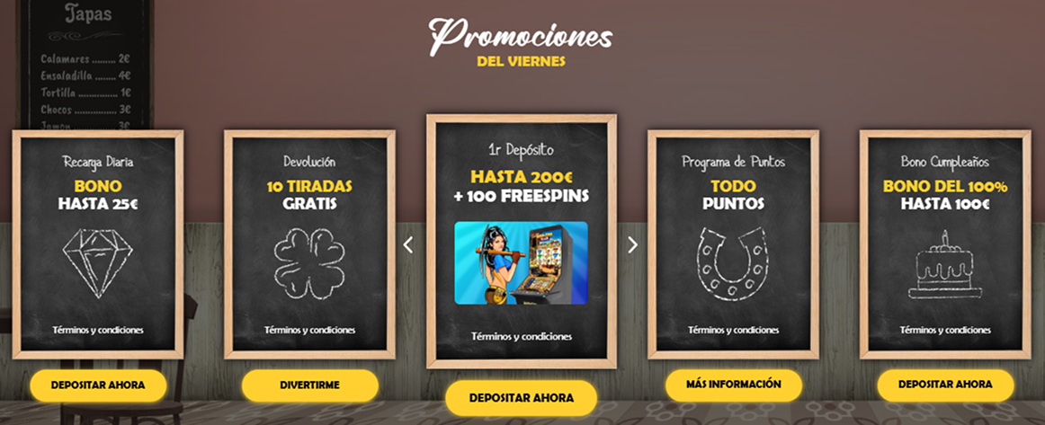 bono de devolución en todoslots