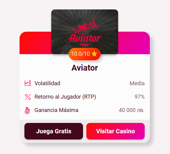 juego aviator máquinastragaperras