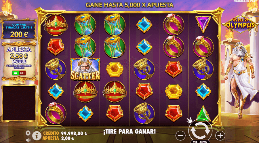 juego tragaperras gates of olympus