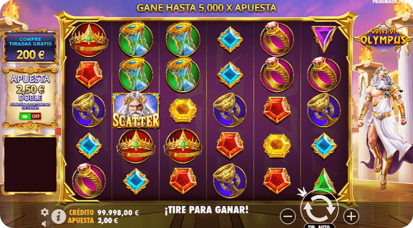 juego tragaperras gates of olympus
