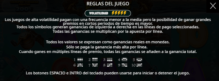 reglas juego big bass splash tragaperras