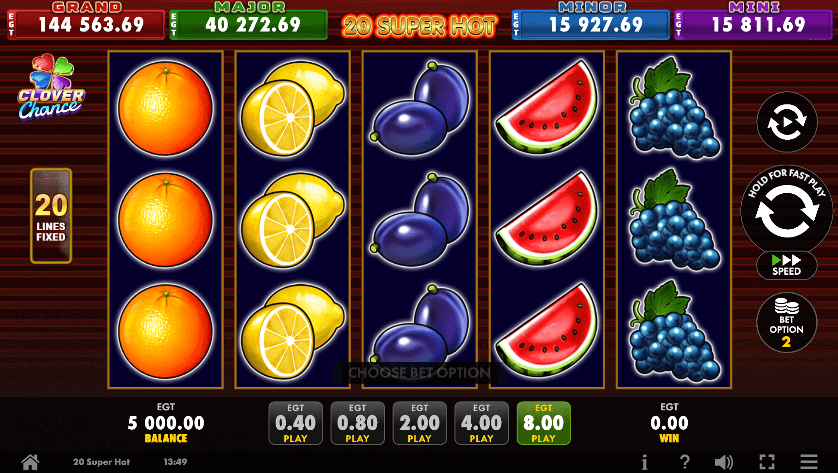 juego 20 super hot