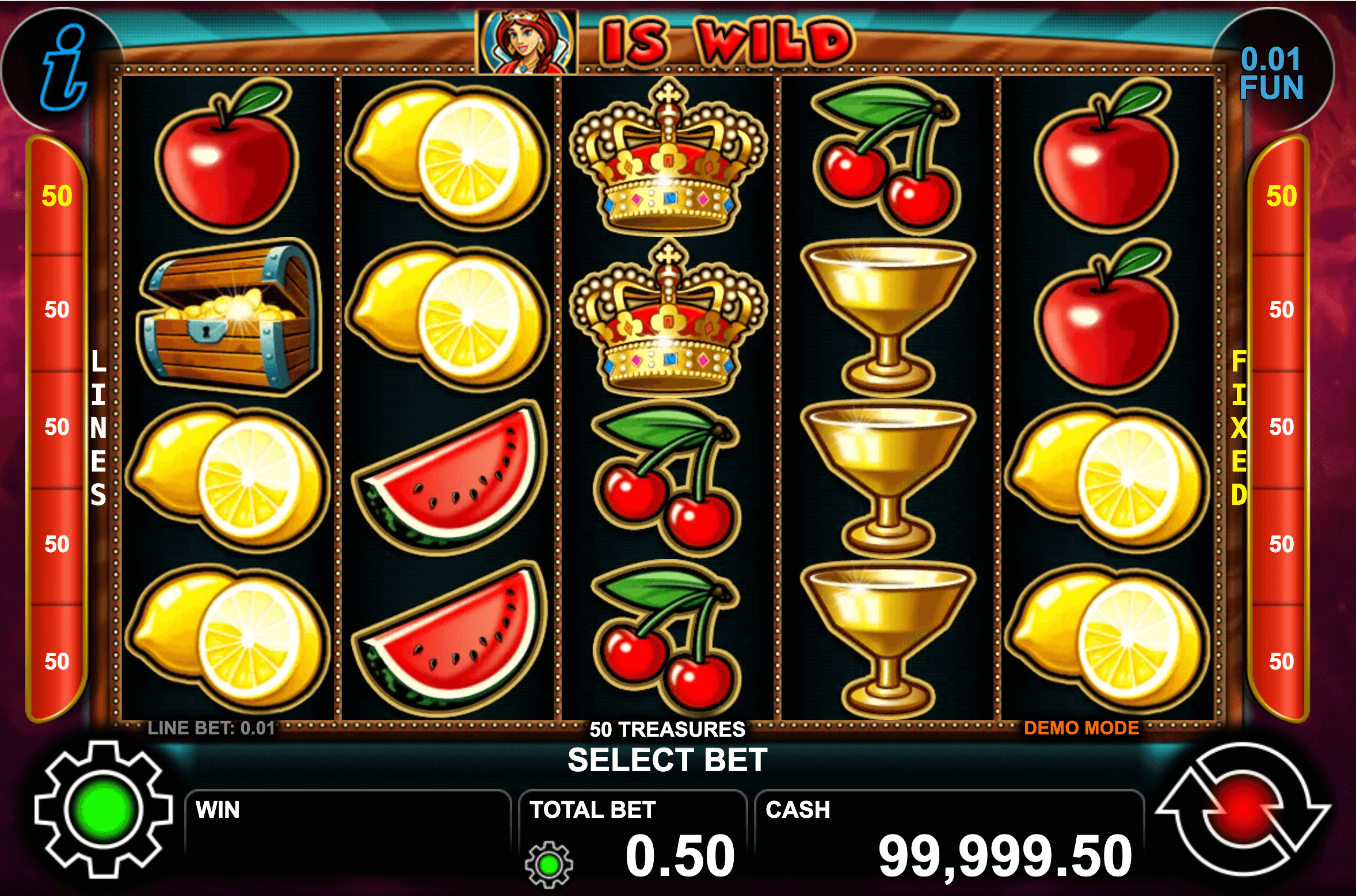 tragaperras 50 treasures