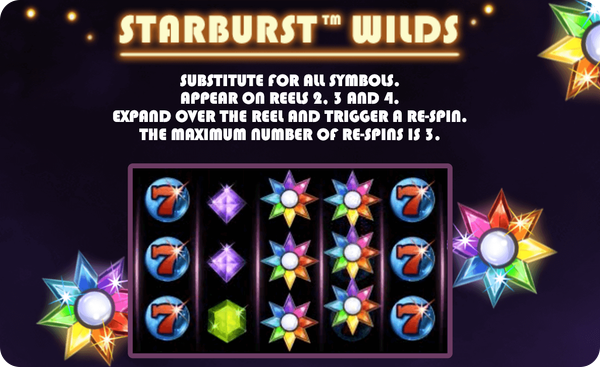 starburst tragaperras wilds