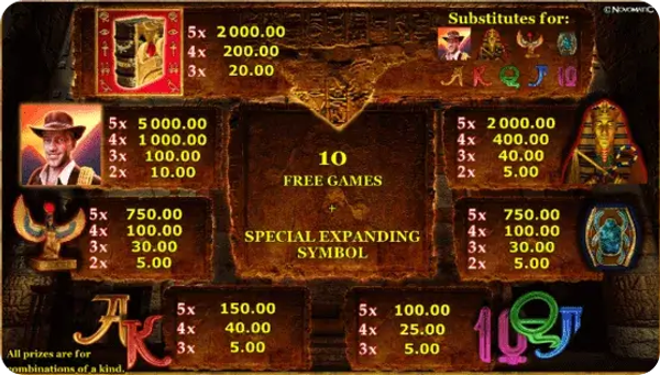 book of ra deluxe símbolos y combinaciones