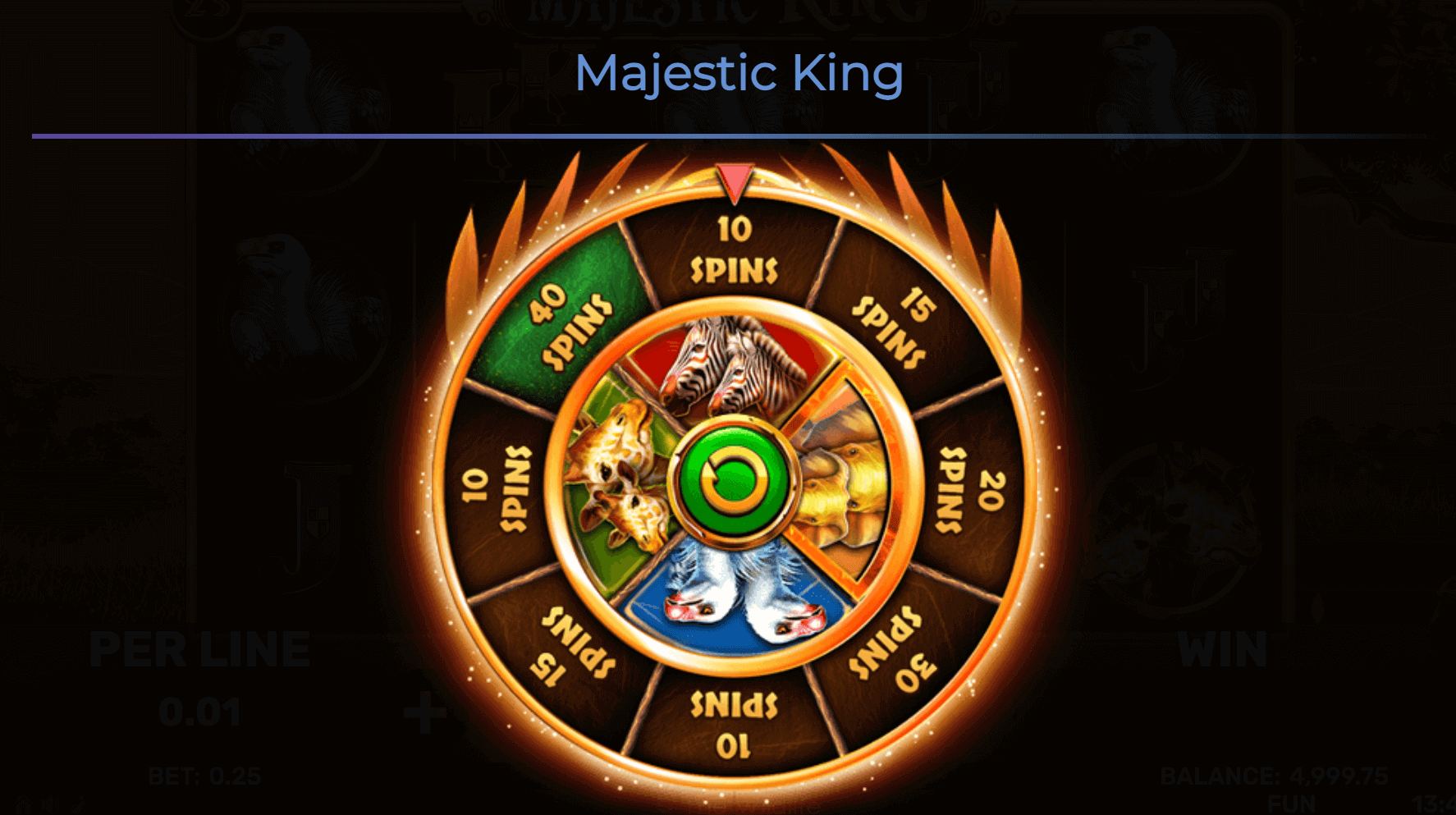 majestic king giros gratis