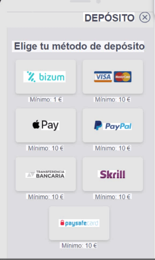 Depositar en Casino Gran Madrid con Bizum