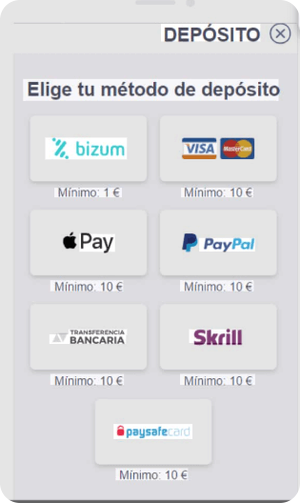 Depositar en Casino Gran Madrid con Bizum