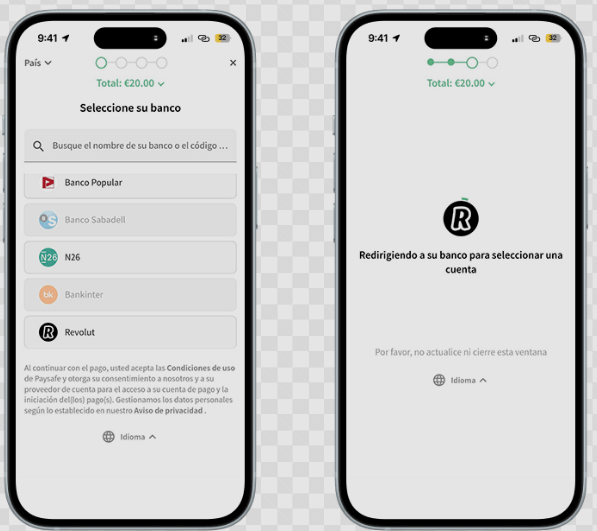 Depositar con Revolut