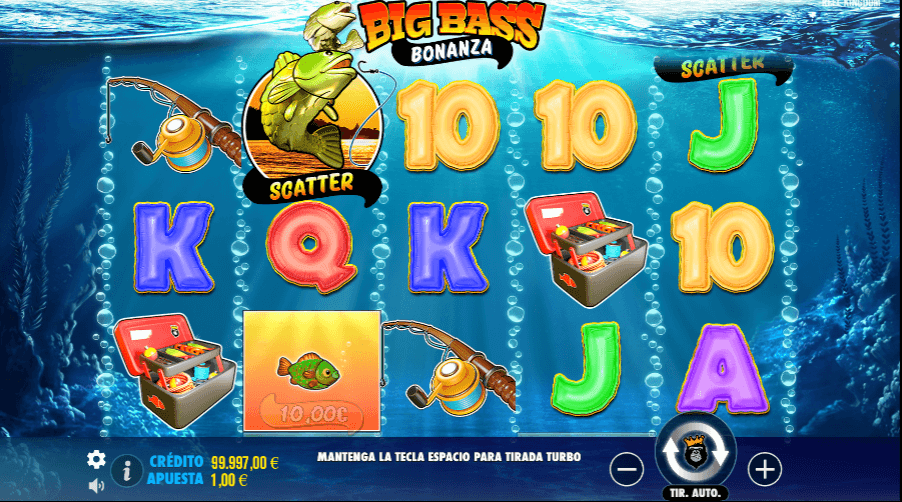 big bass bonanza tragaperras